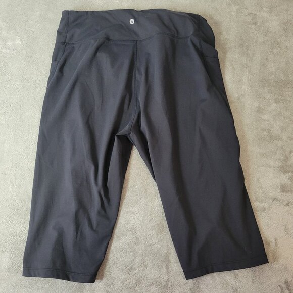 Baleaf Womens Shorts 2XL Plus Biker Black Poly Blend LONG Lightweight BLA144E - Picture 6 of 10